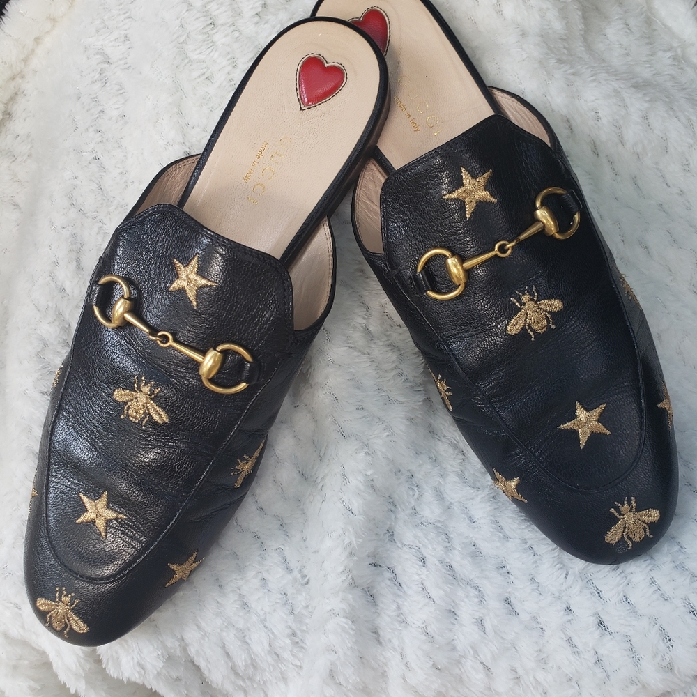 Women's Gucci princetown loafers.